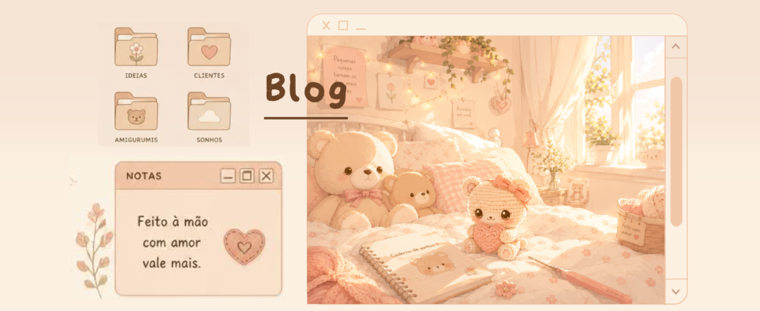 Blog: Como fazer crochê e peças fofinhas de amigurumi me ajudaram a desacelerar
