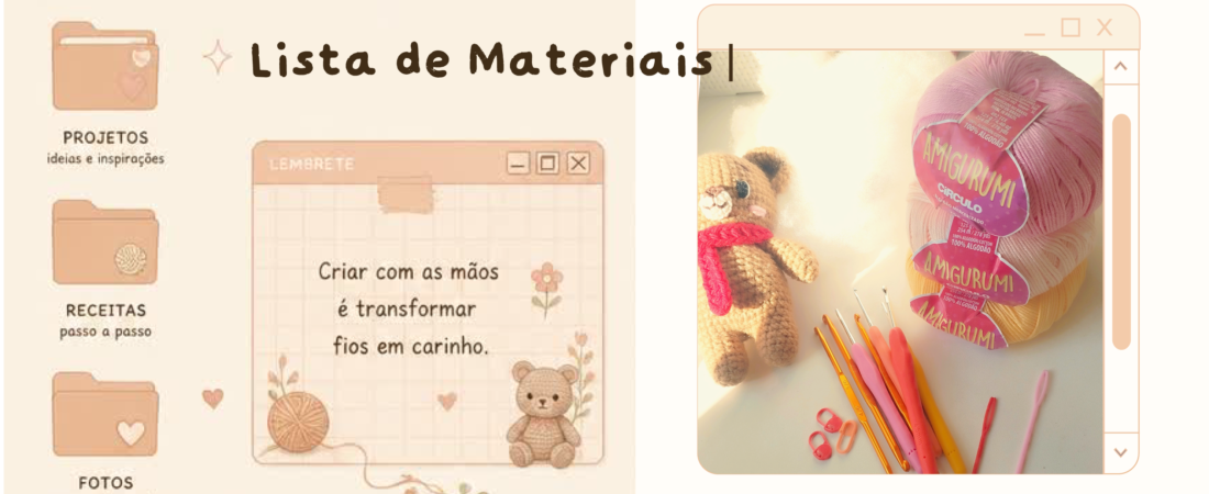 Amigurumi para iniciantes: Materiais e tudo o que você precisa saber para começar