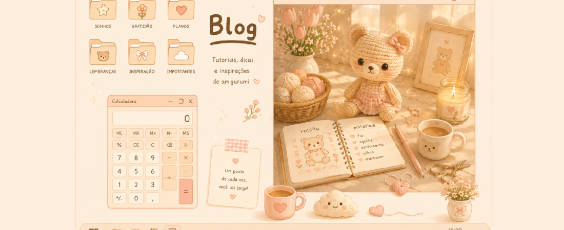 Blog: 10 Erros que deixam o amigurumi torto – E como corrigir!