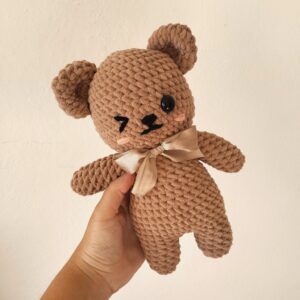 Cutie Bear Amigurumi Pattern | 🇧🇷 PT-BR | 🇺🇸 EN-US | Easy Crochet PDF Pattern