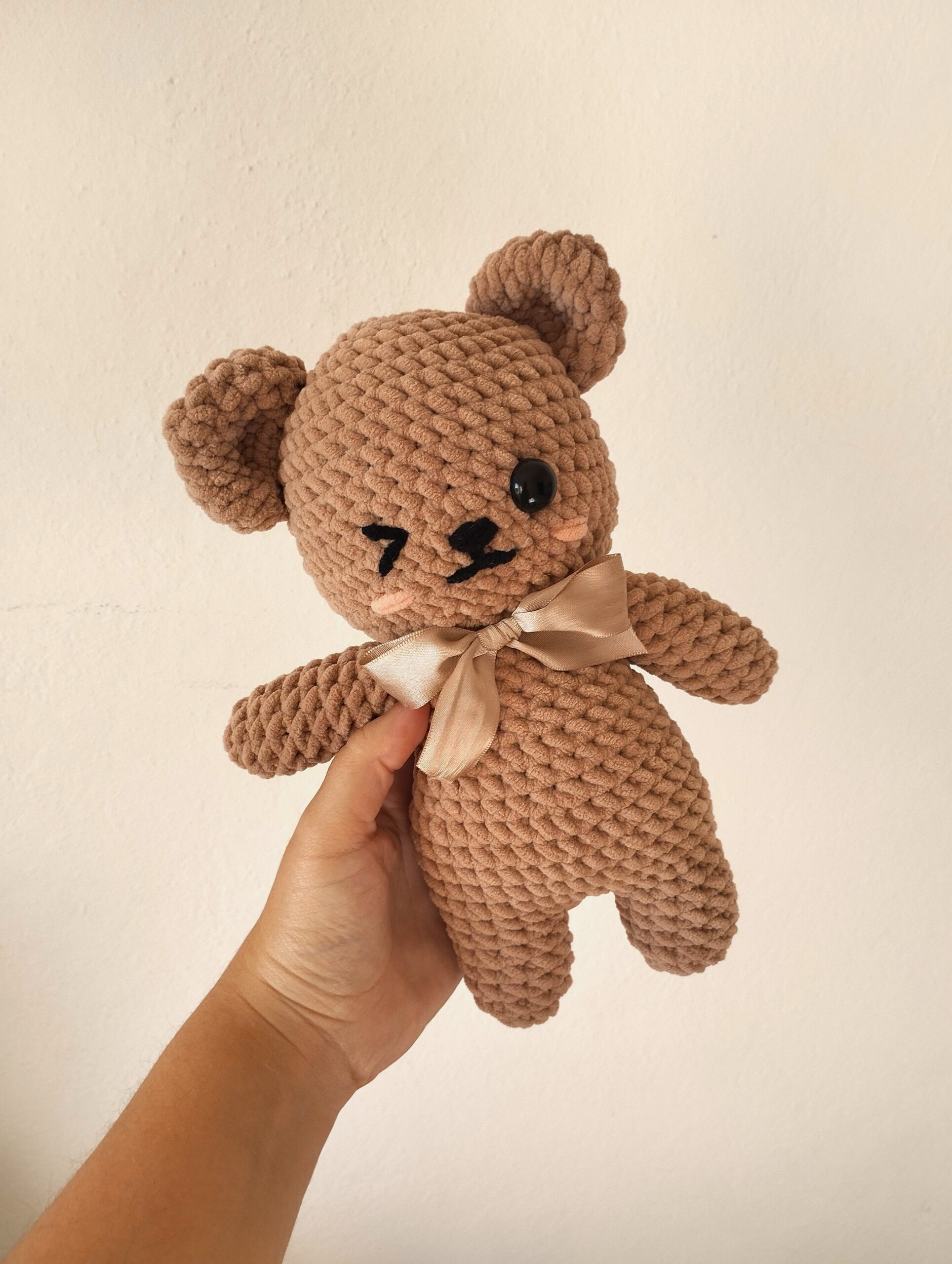 Cutie Bear Amigurumi Pattern | 🇧🇷 PT-BR | 🇺🇸 EN-US | Easy Crochet PDF Pattern